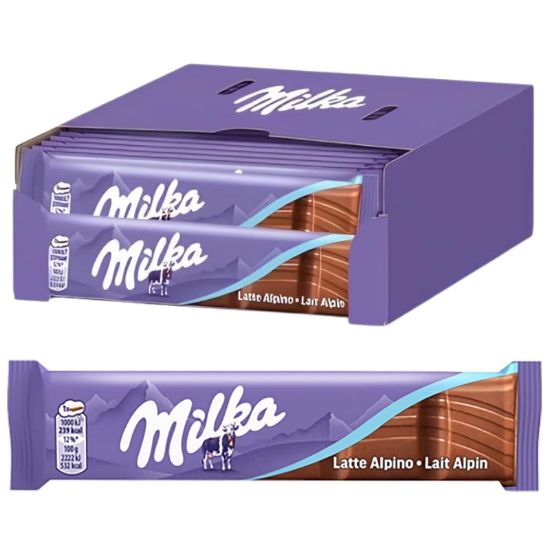 Immagine di MILKA BARRETTA LATTE 30pz 45gr