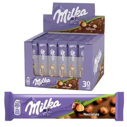 Immagine di MILKA BARRETTA NOCCIOLATO 30pz 45gr