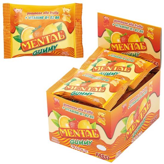 Immagine di MENTAL CARAMELLE 12pz 42gr GUMMY VITAMINA