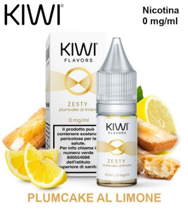 Immagine di KIWI E-LIQUID ZESTY 10ml 0mg/ml - PL0012599