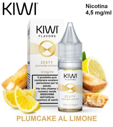 Immagine di KIWI E-LIQUID ZESTY 10ml 4,5mg/ml - PLN010987