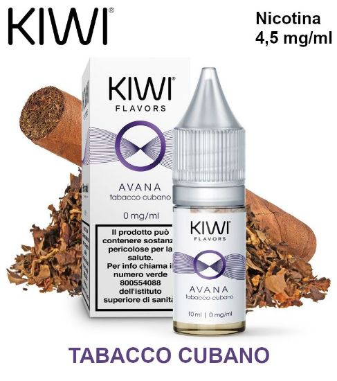 Immagine di KIWI E-LIQUID AVANA 10ml 4,5mg/ml - PLN011002