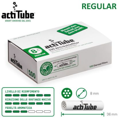 Immagine di FILTRI ACTI TUBE SLIM 8mm 10pz x100filtri CARBONI ATTIVI - PROV-C04842005