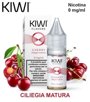 Immagine di KIWI E-LIQUID CHERRY 10ml 0mg/ml - PL0012596