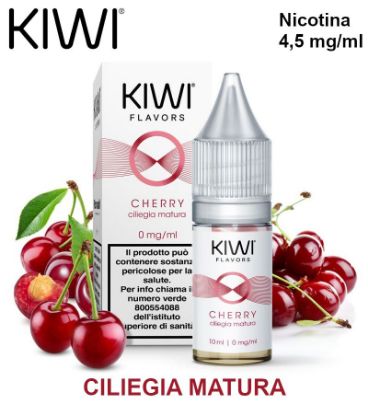 Immagine di KIWI E-LIQUID CHERRY 10ml 4,5mg/ml - PLN010978