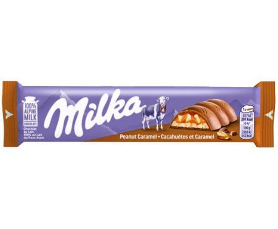 Immagine di MILKA BARRETTA ARACHIDI & CARAMELLO 36pz 37gr
