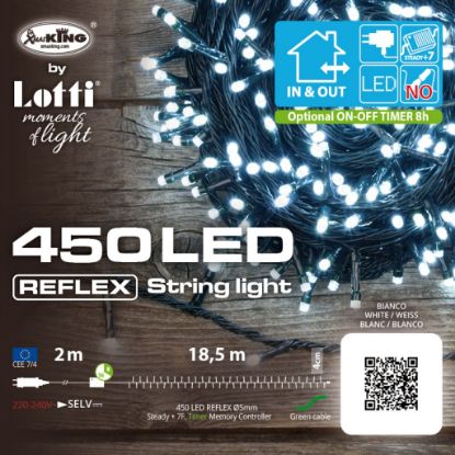 Picture of LUMINARIA LED 450L FREDDO L18,5mt 8GIOCHI ESTERNO cavo verde
