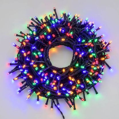 Immagine di LUMINARIA LED 300L MULTI  L12,5mt 8GIOCHI EST cavo verde