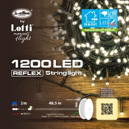 Picture of LUMINARIA 1200 LED 2+48,5M BIANCO CALDO ESTERNO