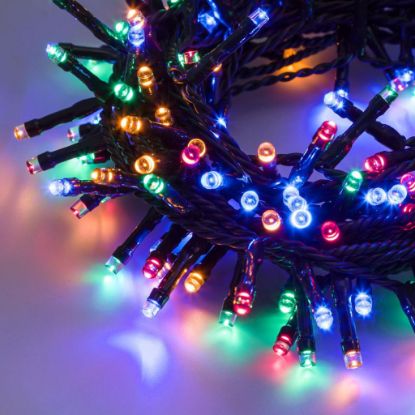 Immagine di LUMINARIA LED 450L MULTI  L18,5mt 8GIOCHI ESTERNO cavo verde