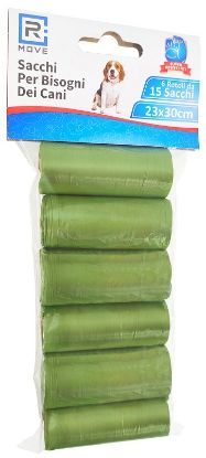 Immagine di PET SACCHETTI 1pz x6 ROTOLINI da 15 SACCHETTI RICAMBIO VERDE