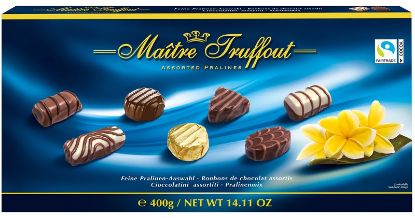 Picture of CIOCCOLATINI SCATOLA REGALO 400gr MISTO PRALINE BLU