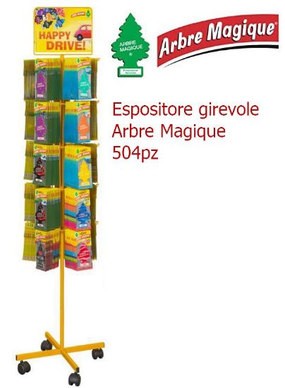 Picture of DEODORANTE AUTO ARBRE MAGIQUE EXPO 504pz ESPOSITORE DA TERRA ASSORTITO