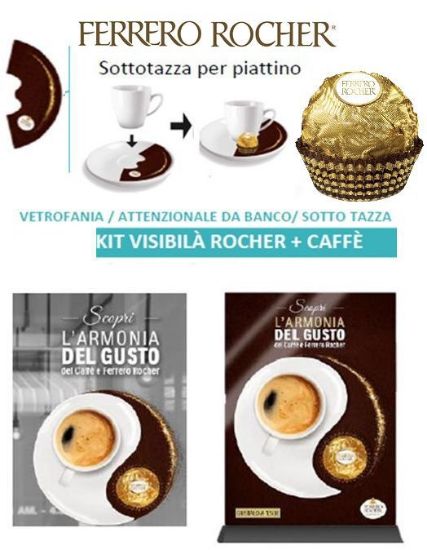 Immagine di FERRERO ROCHER 160pz + SOTTO TAZZA CAFFE OMAGGIO