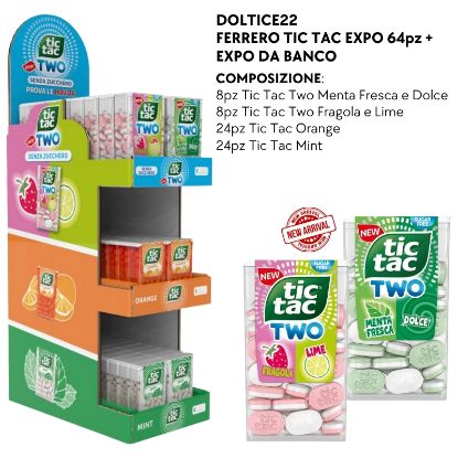 Immagine di FERRERO TIC TAC EXPO 64pz + EXPO DA BANCO OMAGGIO