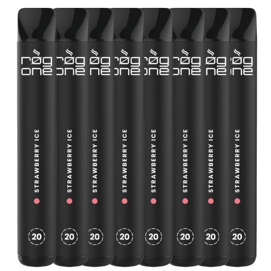 Immagine di ROG ONE 8pz 20mg/ml STRAWBERRY ICE composta da:------