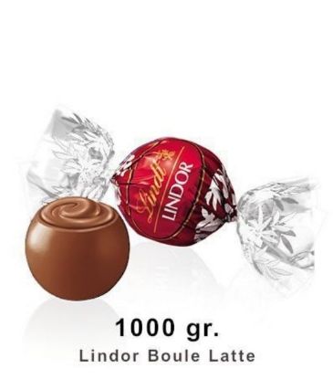 Picture of LINDT BOULES LINDOR 1000gr LATTE 80pz composta da:------