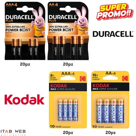 Immagine di BATTERIE DURACEL KODAK PROMOZIONE ITAB N.11/19