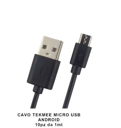 Immagine di CAVETTO USB MICRO ANDROID PROMO composta da:------