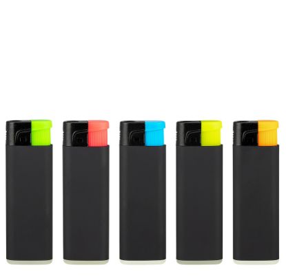 Immagine di ACCENDINO ATOMIC TURBO 50pz BLACK RUBBER PROMO composta da:------