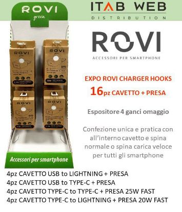 Immagine di ASSORTIMENTO ROVI EXPO CHARGER 16pz + EXPO DA BANCO ROVI