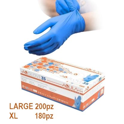 Picture of GUANTI NITRILE BLU 400pz composta da:------