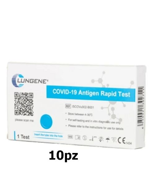 Immagine di TEST CLUNGENE 10pz TAMPONE COVID composta da:------