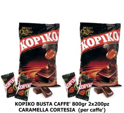 Picture of KOPIKO BUSTA CAFFE' 2x 200pz CARAMELLA CORTESIA composta da:------