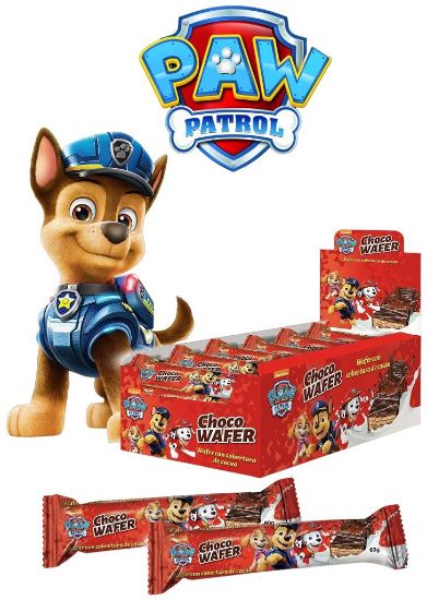 Picture of BISCOTTI WAFER  PAW PATROL MAXI BARRETTA 25X4cm  24pz  60gr