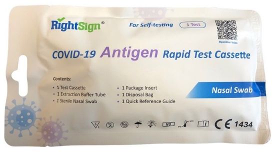 Picture of TEST RIGHTSIGN 1pz TAMPONE Test Antigenico SARS-CoV-2 1434 - scad. 07/2024