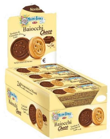 Immagine di BISCOTTI BAIOCCHI CHOCO MULINO BIANCO 24pz