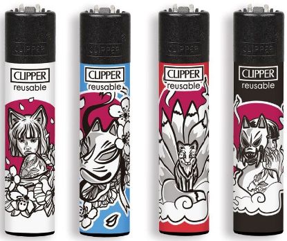 Immagine di ACCENDINO CLIPPER PIETRINA 48pz KITSUNE