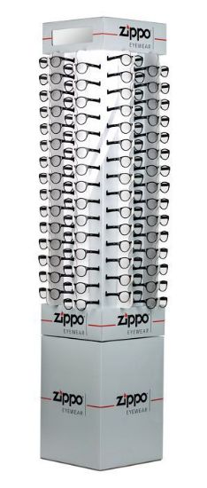 Picture of ESPOSITORE OCCHIALI ZIPPO DA TERRA GIREVOLE 1pz VUOTO 120 occhiali