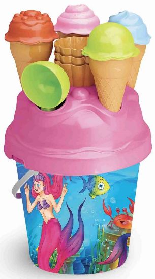 Immagine di GIOCHI SECCHIELLO D. 18 SIRENE + CONI GELATO