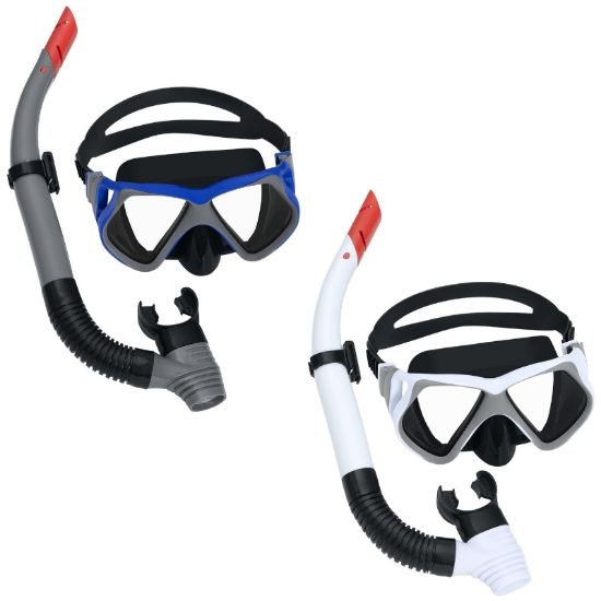 Picture of NUOTO MASCHERA CON BOCCAGLIO ADULTO 1pz LENTI VETRO TEMPERAT0 UV ANTIGRAFFIO