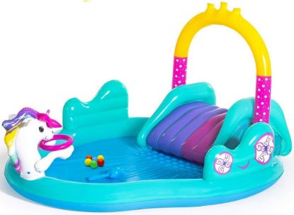 Immagine di GONFIABILI PLAY CENTER MAGICO UNICORNO 274x198x137cm