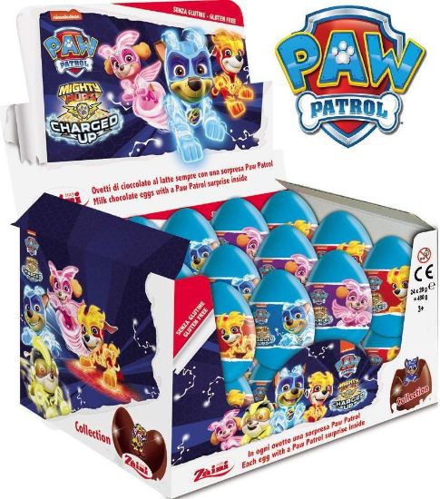 Immagine di OVETTO ZAINI CIOCCOLATO 20gr 24pz - PAW PATROL