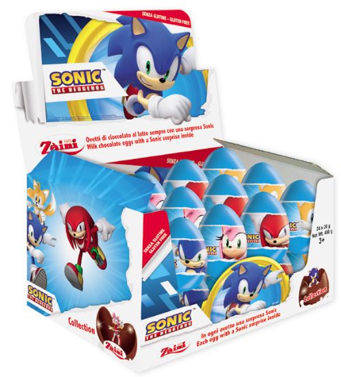Immagine di OVETTO ZAINI CIOCCOLATO 20gr 24pz - SONIC