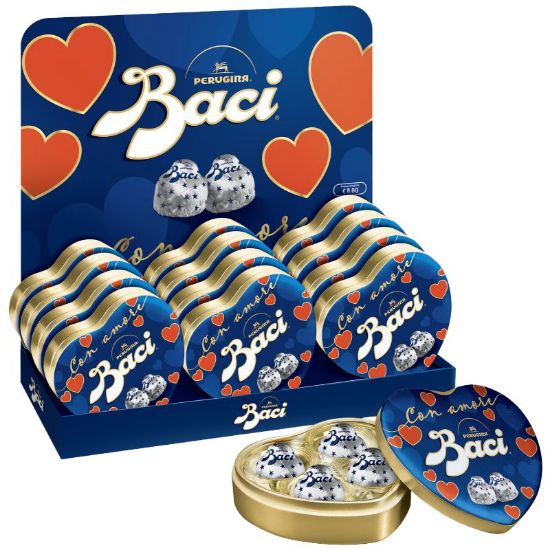 Picture of BACI PERUGINA CUORICINO LATTA 15pz 50gr SAN VALENTINO 2025