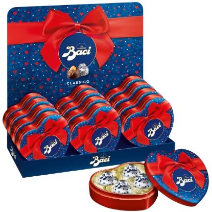 Immagine di BACI PERUGINA CUORICINO LATTA 15pz 50gr SAN VALENTINO 2025