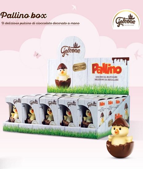 Immagine di GALEONE PULCINO PALLINO 20pz 30gr PASQUA