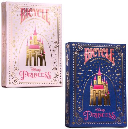 Immagine di CARTE DA POKER BICYCLE 1pz Disney Princess Pink/Navy