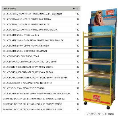 Picture of SOLARI DELICE EXPO 222pz DA TERRA IN METALLO ASSORTITO