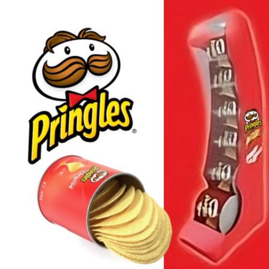 Immagine di ESPOSITORE PRINGLES DA BANCO SCIVOLO (acquistando 6 confezioni)