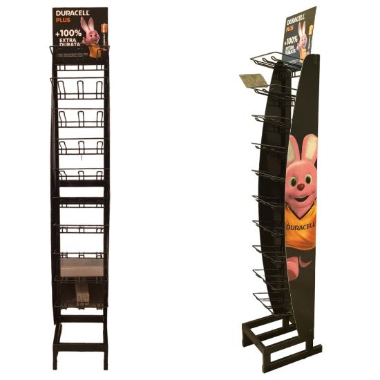 Picture of ESPOSITORE BATTERIE DA TERRA 3colonne x 8ganci DURACELL (acquistando 650euro)