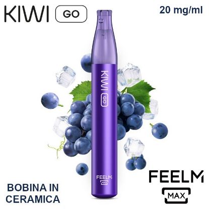 Immagine di KIWI GO 1pz 20mg/ml GRAPE ICE - PLN010759