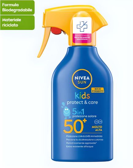 Immagine di SOLARI NIVEA KIDS TRIGGER 270ml FP50+ PROTECT CARE