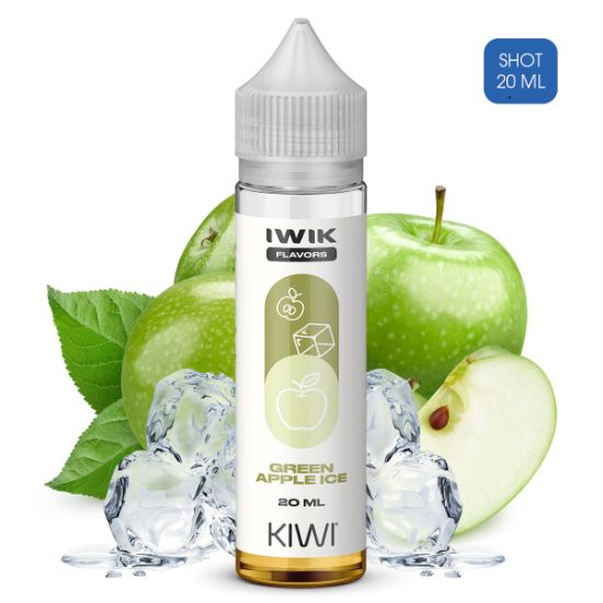 Immagine di KIWI AROMA SHOT SERIES GREEN APPLE ICE - IWIK - 20 ML