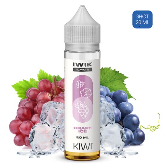 Immagine di KIWI AROMA SHOT SERIES GRAPE ICE - IWIK - 20 ML