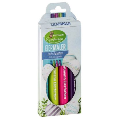 Picture of PENNARELLI PER UOVA 4pz  PER ALIMENTI COLORI ASSORTITI